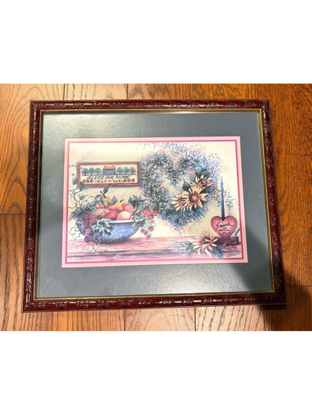 Vintage Country Cottage Framed Print by F Buckley Home Interiors Wall Art
